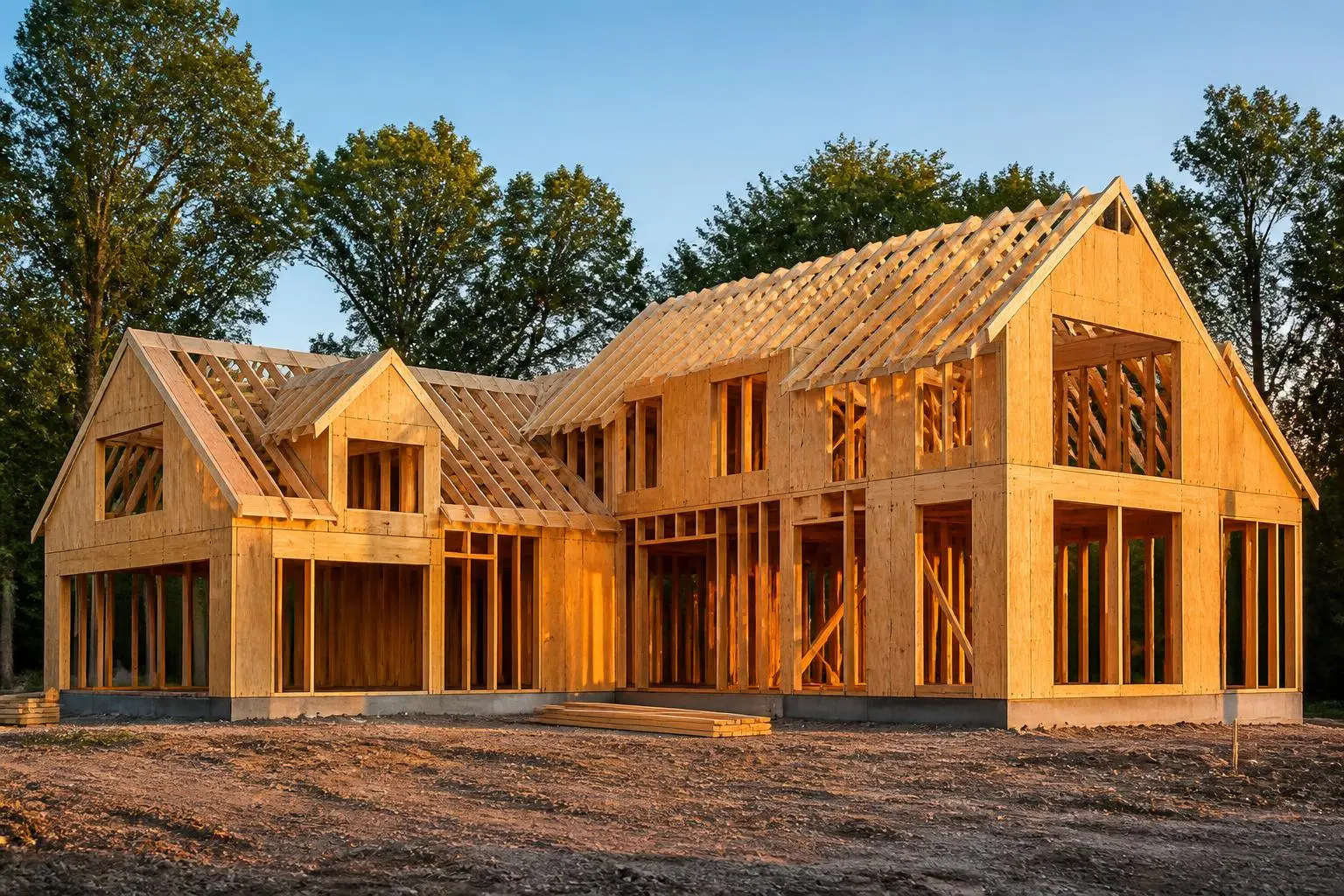 A stone and half-timber revival house on a leafy Charlotte street